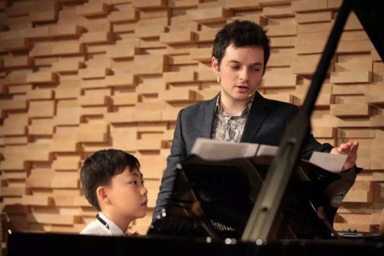 Pianist Marko Pavlović giving a Piano Masterclass in Shanghai, China