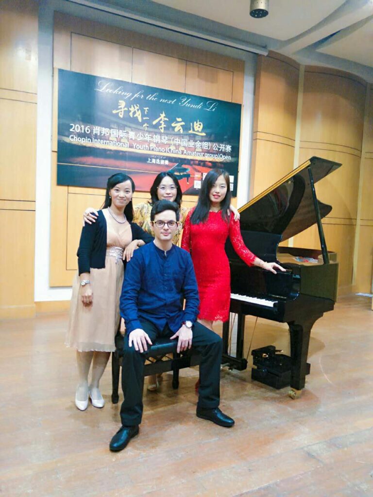 Marko Pavlović with fellow Judges of the Shanghai Chopin International Competition